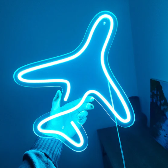 RÜCKFLUG Leuchtschild