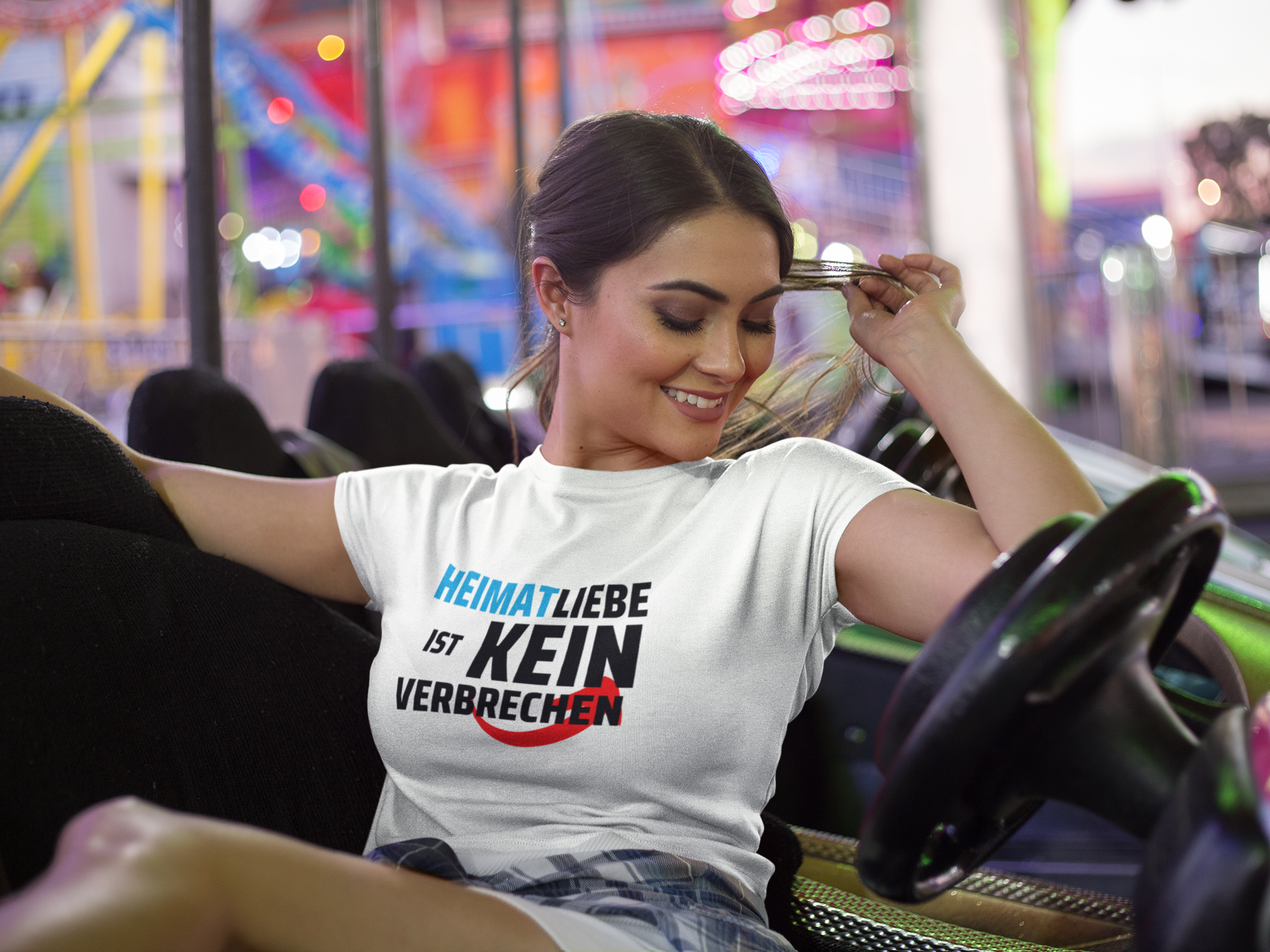 Damen Crop-Top Heimatliebe ist kein Verbrechen