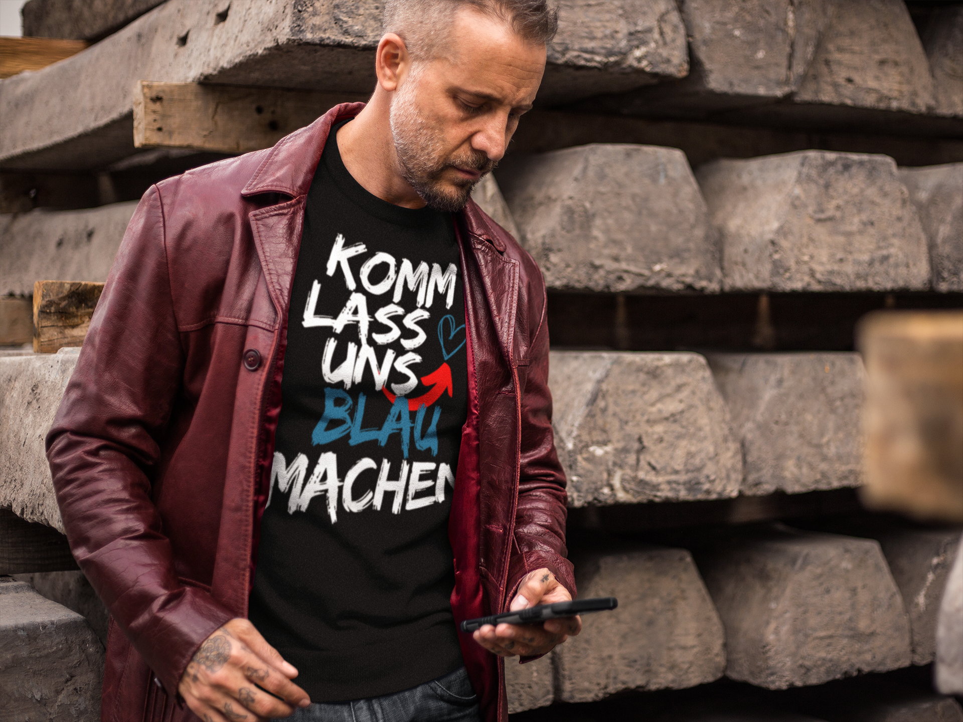 Blau machen Unisex T-Shirt