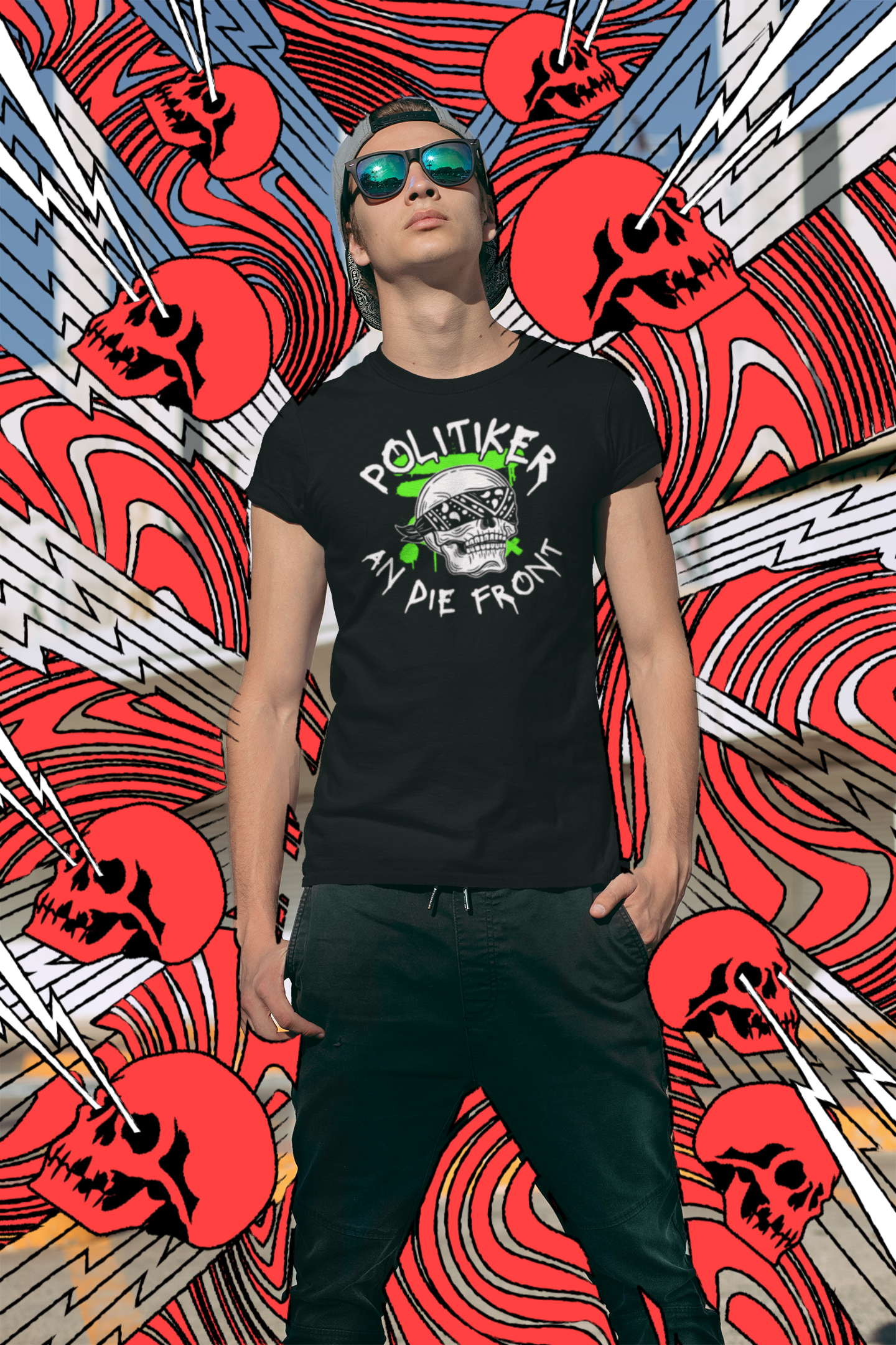 Politiker an die Front Unisex T-Shirt