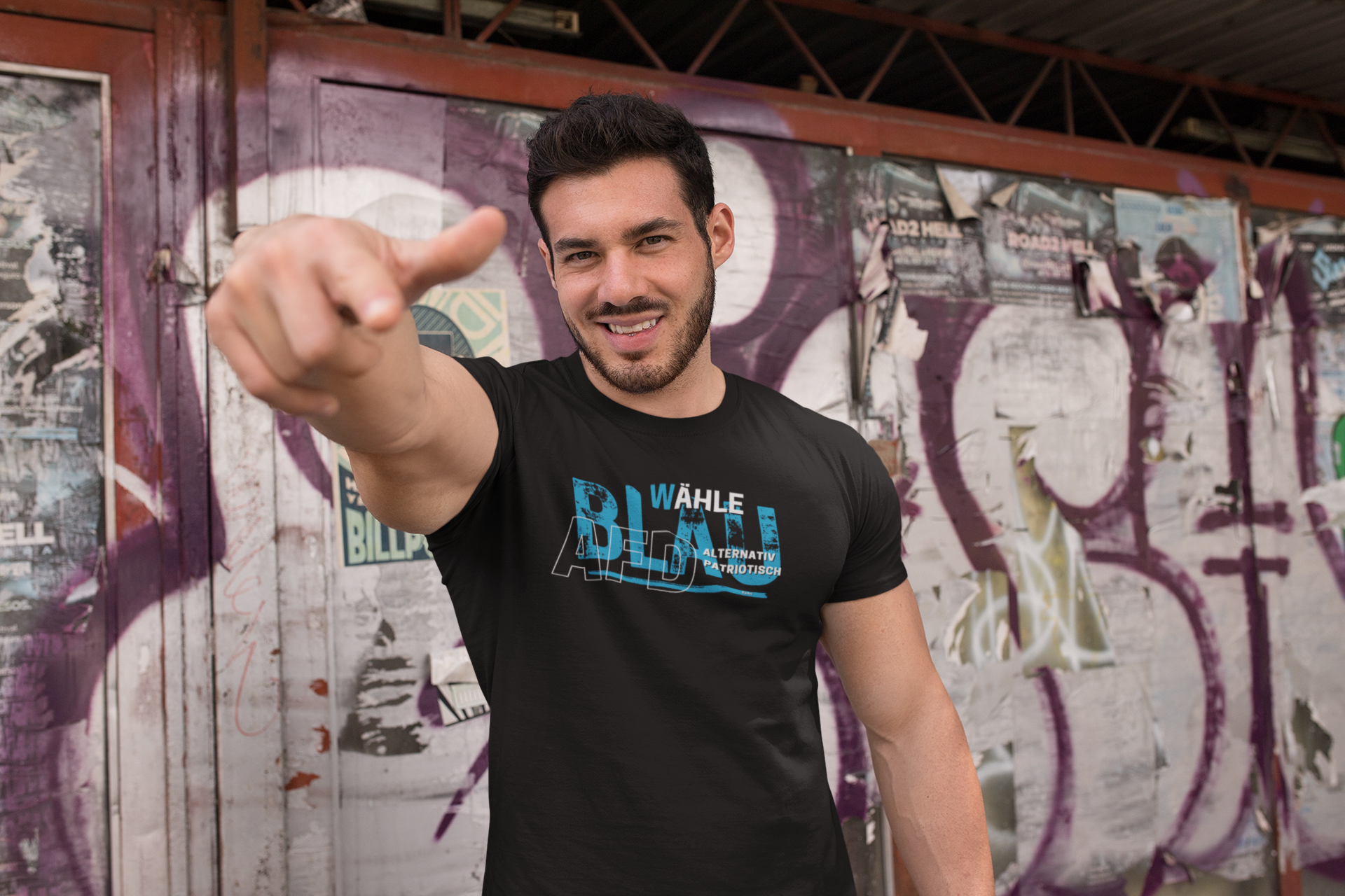 Wähle Blau Unisex T-Shirt