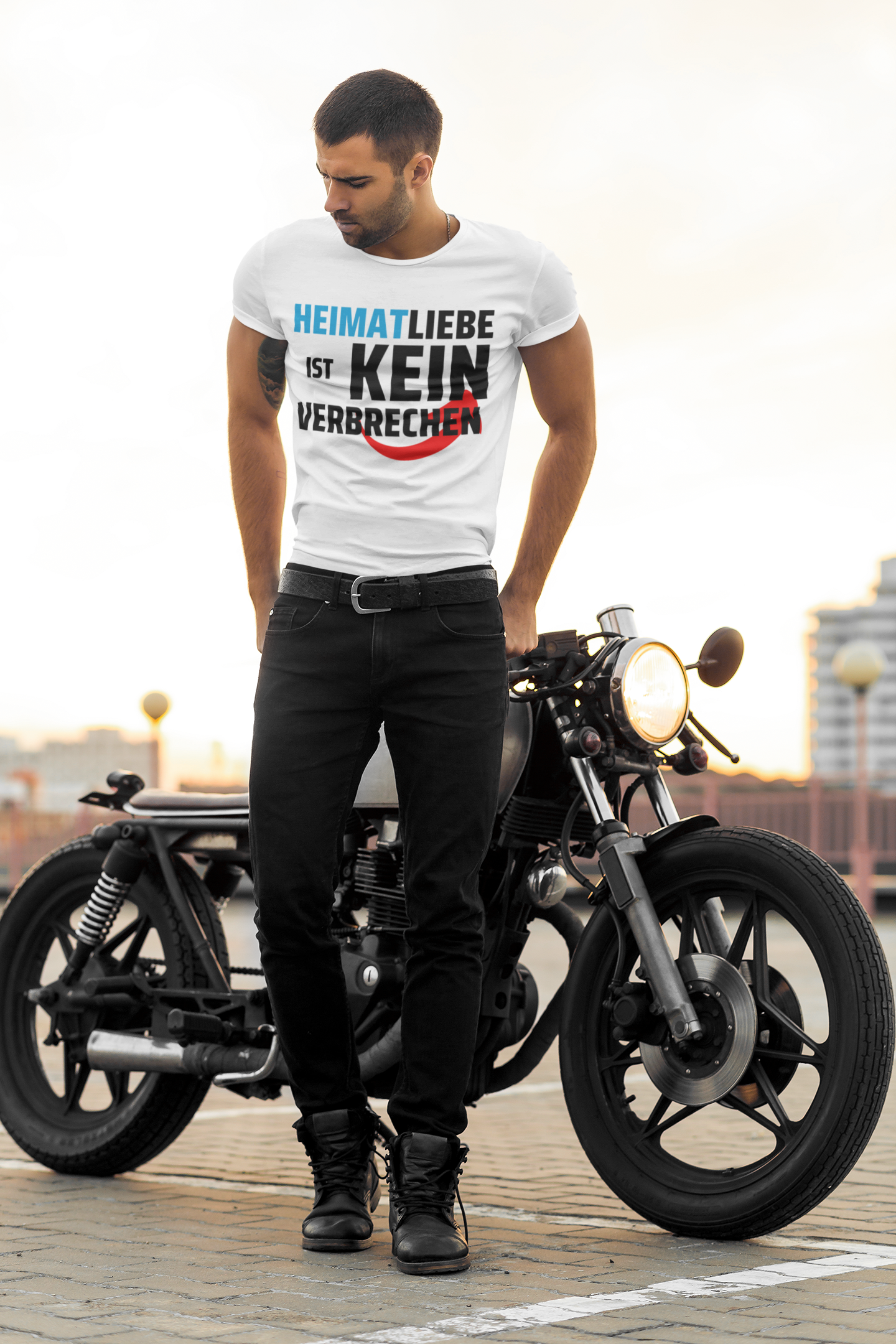 Heimatliebe ist kein Verbrechen Unisex T-Shirt