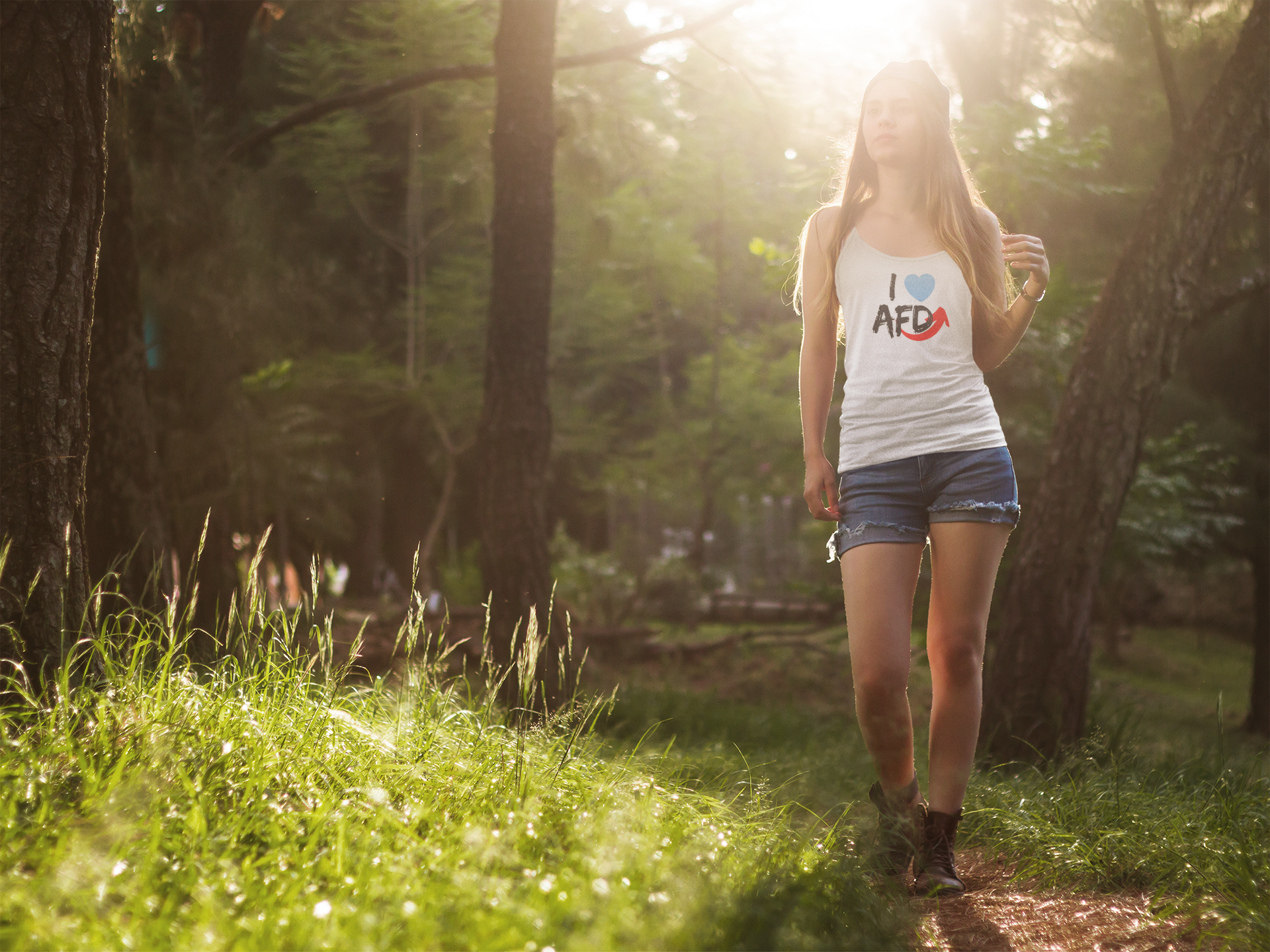 I Love AFD Tank-Top für Damen